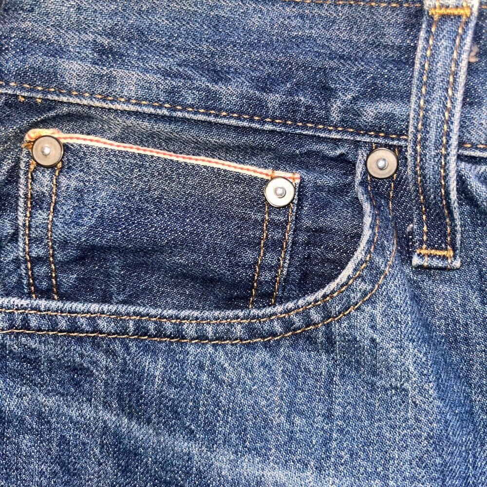JAPANESE SELVEDGE LIMITED EDITION J. CREW POINT SUR CANYON DENIM JEANS NWOT 25 - Picture 4 of 16